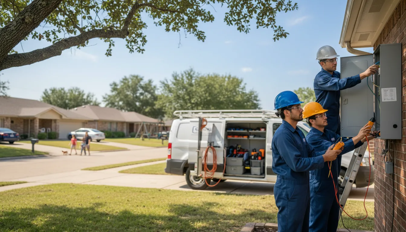 Certified electrician providing emergency electrical services in North Freedom, WI